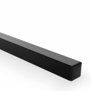 Zwarte aluminium palen, zwarte aluminium profielen