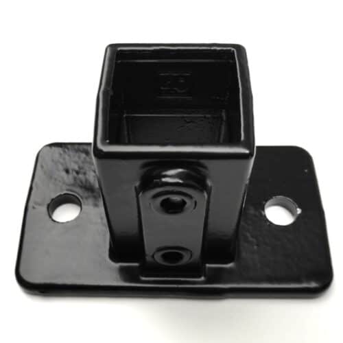 Zwarte Vierkante buiskoppelingen 25 x 25 en 40 x 40mm