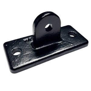 A50 oogdeel scharniervoet zwart, paneelhouder muurbevestiging zwart