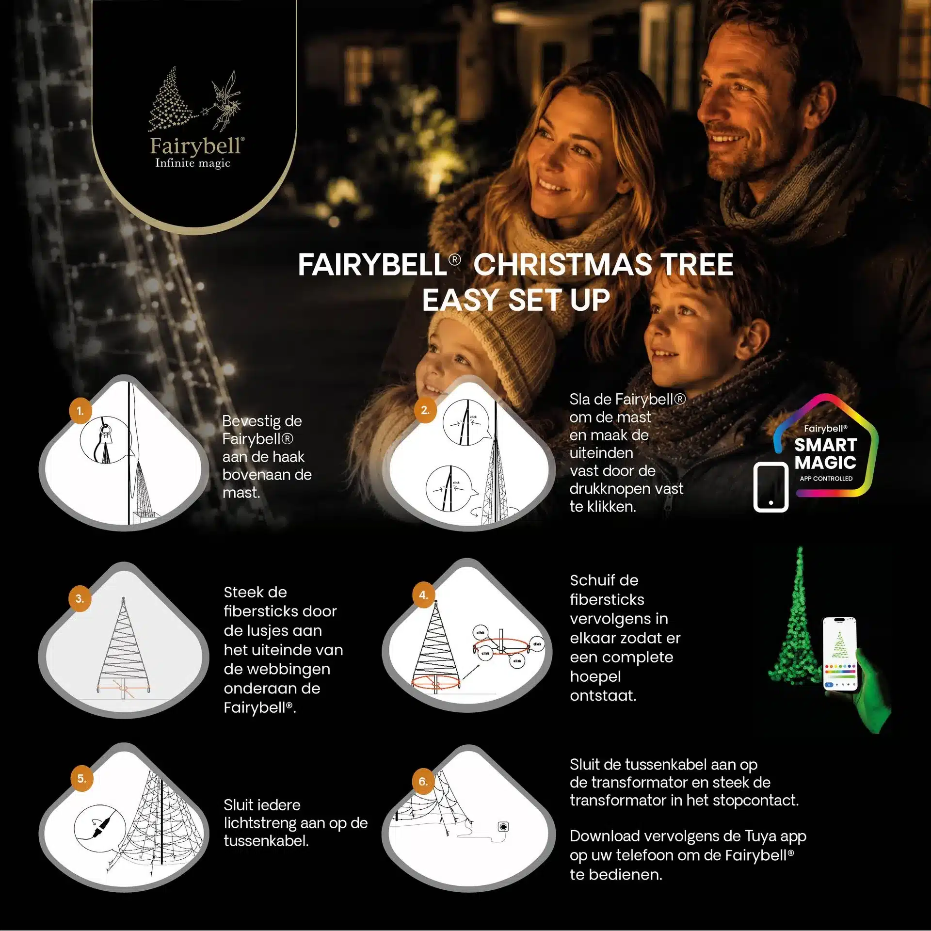 Fairybell Smart Magic 1152LED 600cm