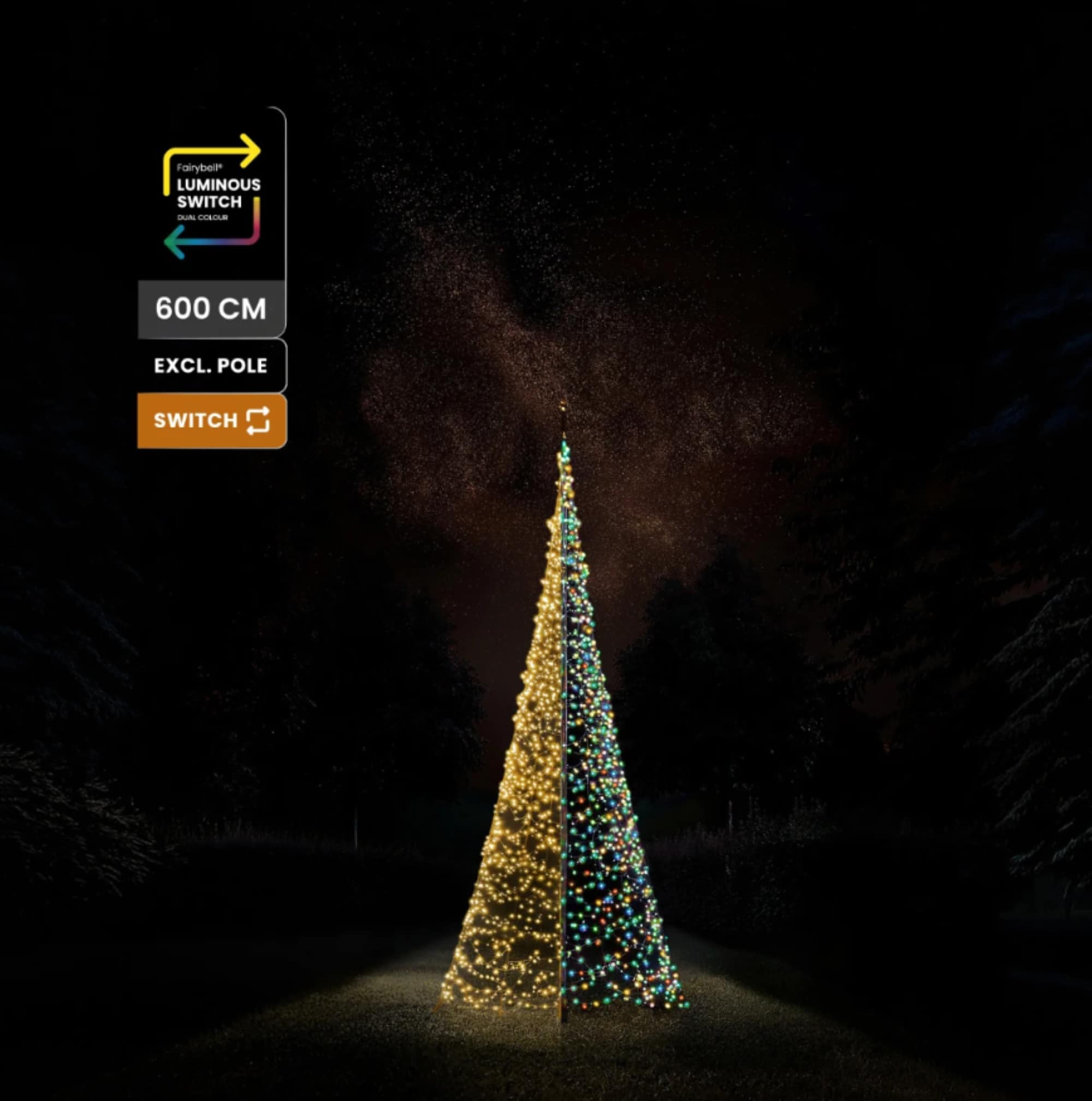 Fairybell Luminous Switch 2048LED 600cm
