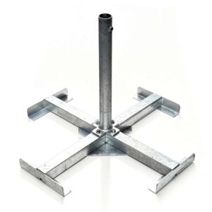 Kruisvoet voor buis dia. 48,3mm