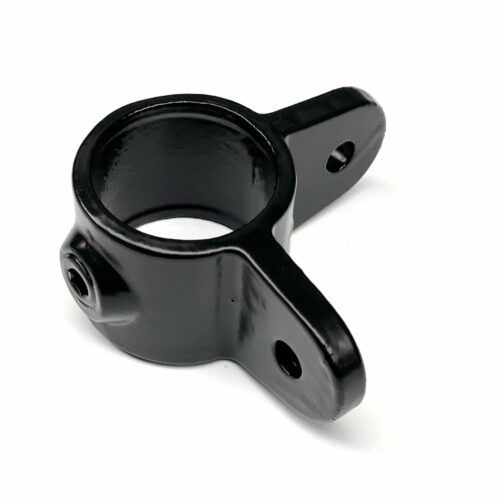 Zwarte buiskoppeling A40 hoek paneelhouder 48mm